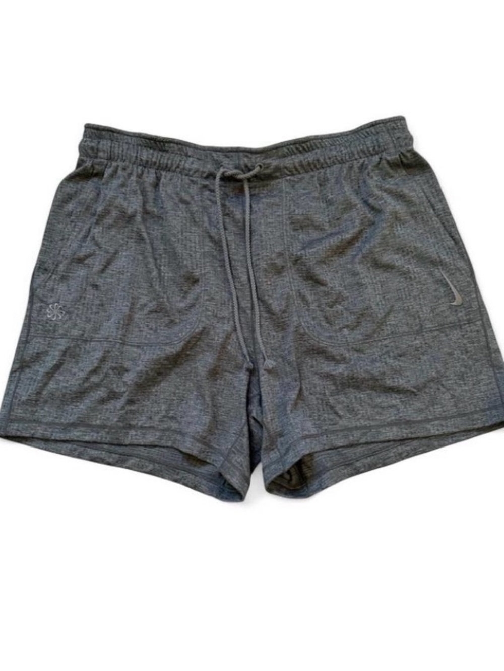 Nike Men's yoga dry-fit Gray Athletic Drawstring Shorts